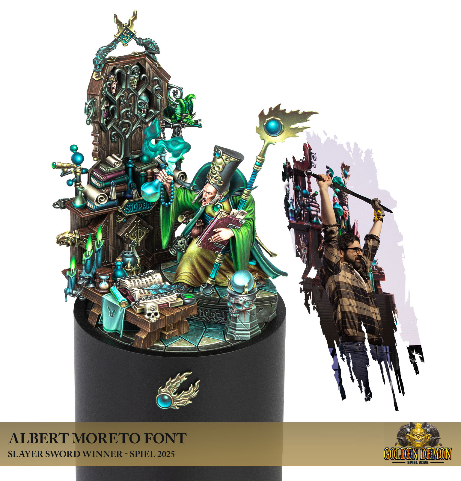 The Winner of the Slayer Sword for SPIEL 2025, Albert Moreto Font